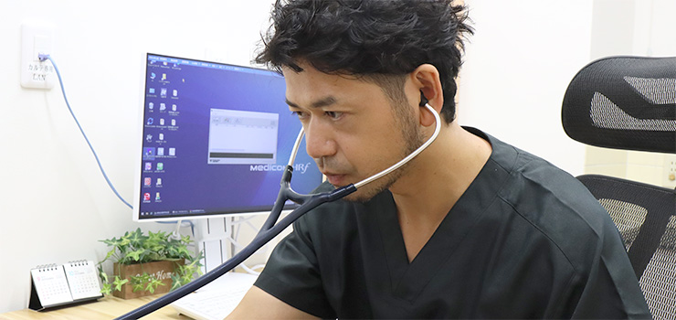 問診の様子